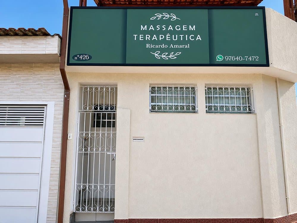 Fachada do espaço Ricardo Amaral Massagem Terapêutica